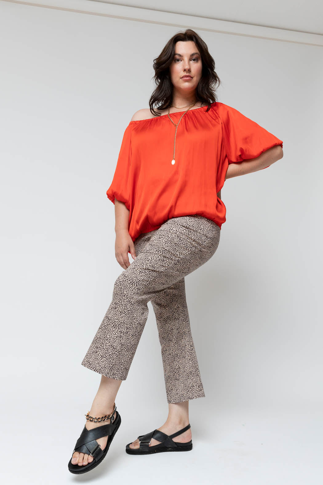 Animal Print Easy Days Stretch Pants - Final Sale