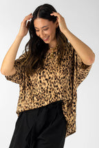 Tan Animal Over Top - Final Sale