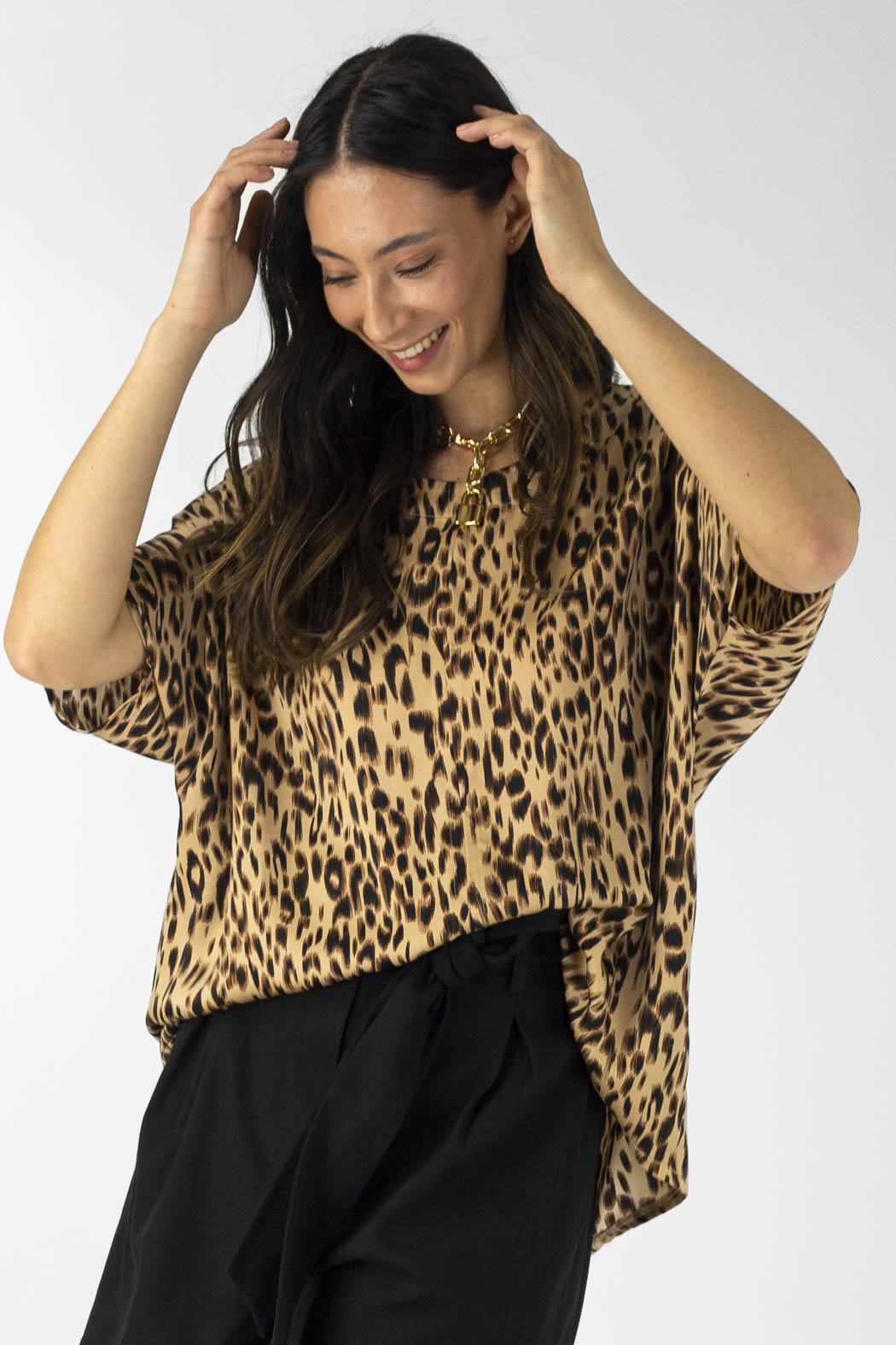 Tan Animal Over Top - Final Sale