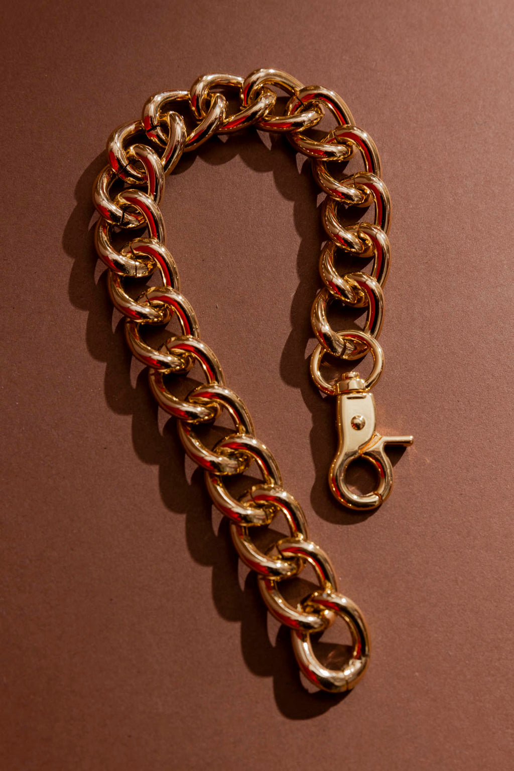 Gold Chunky Chain Anklet Gold