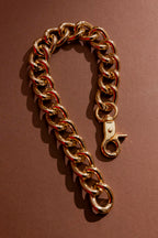 Gold Chunky Chain Anklet Gold