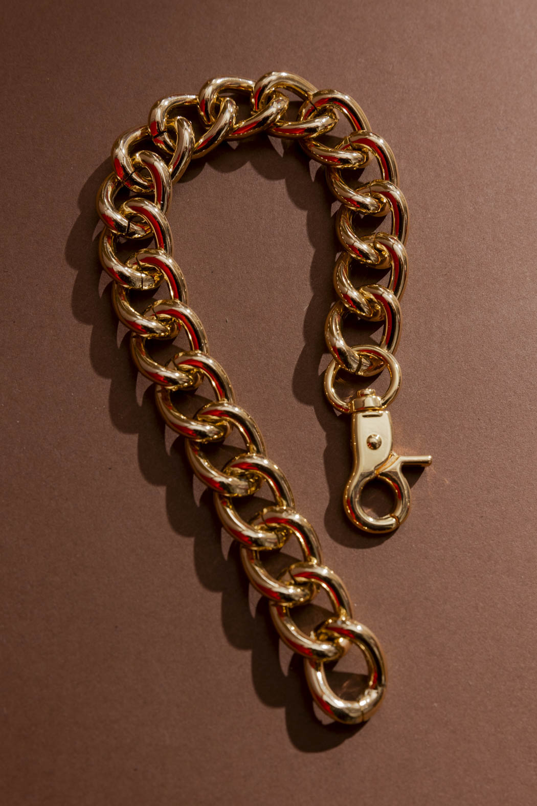 Gold Chunky Chain Anklet Gold