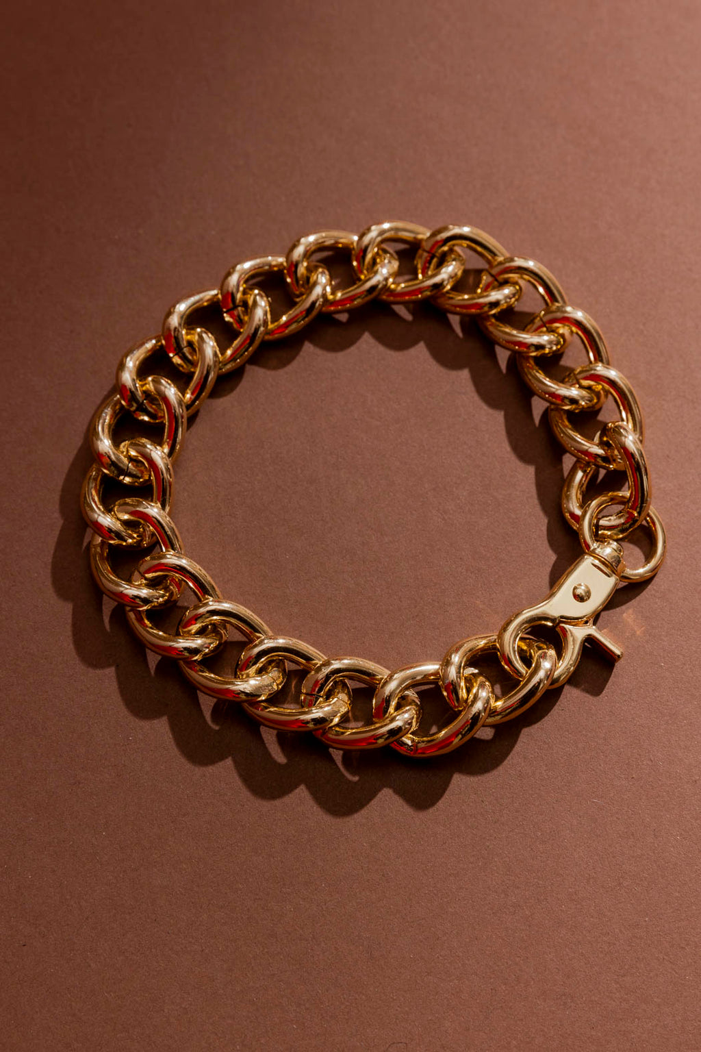 Gold Chunky Chain Anklet Gold