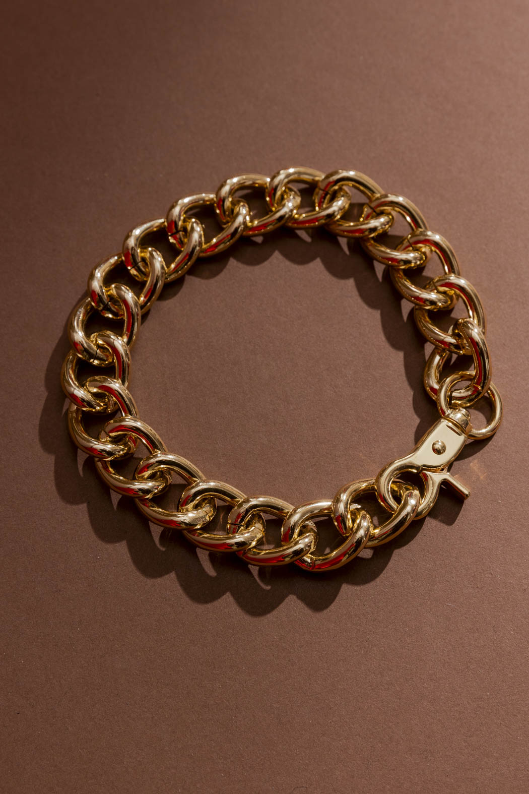 Gold Chunky Chain Anklet Gold
