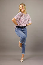 Pink Animal Silky Slip-On Tee - SALE