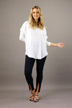 White Seta Combo Top - SALE