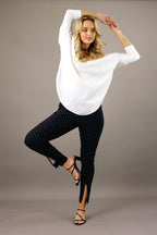 White Seta Combo Top - SALE