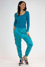 Aqua Superior Jersey Top - FINAL SALE