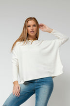 Ivory Ava Crew Neck Jumper