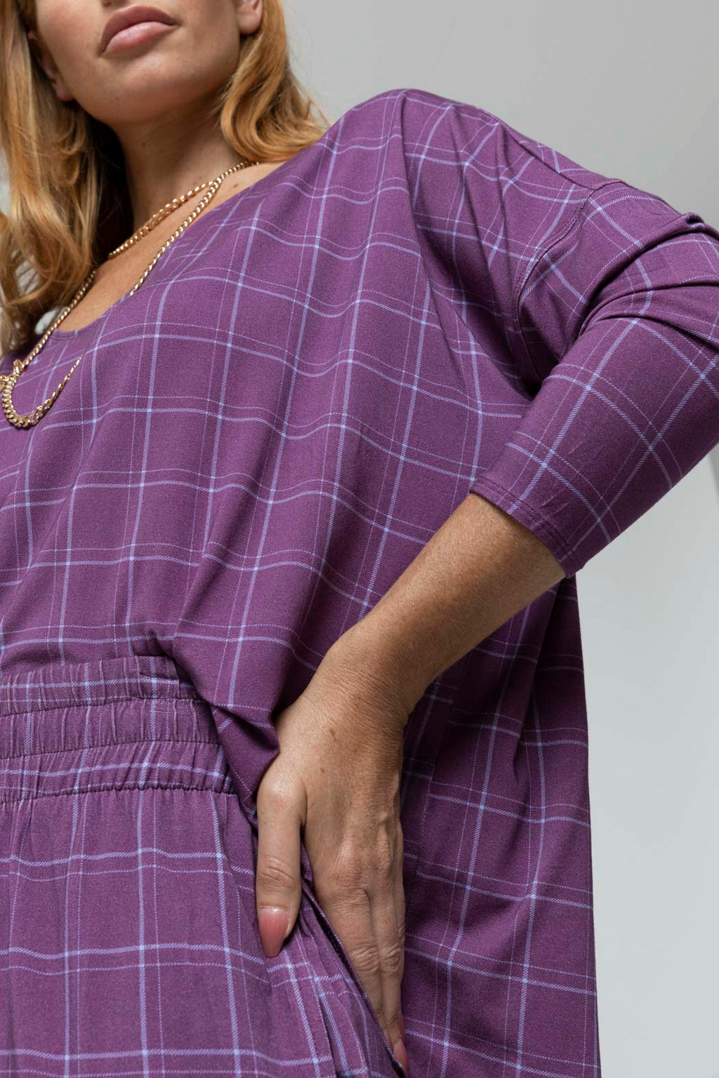 Purple Bamboo Slouch Top - Final Sale