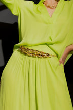 Gold Double Strand Chain Belt