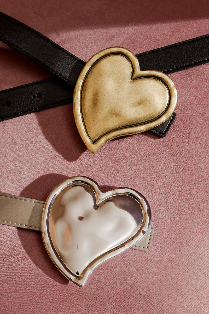 Heart Buckle Belt
