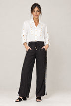 Black Glow Studded Pant
