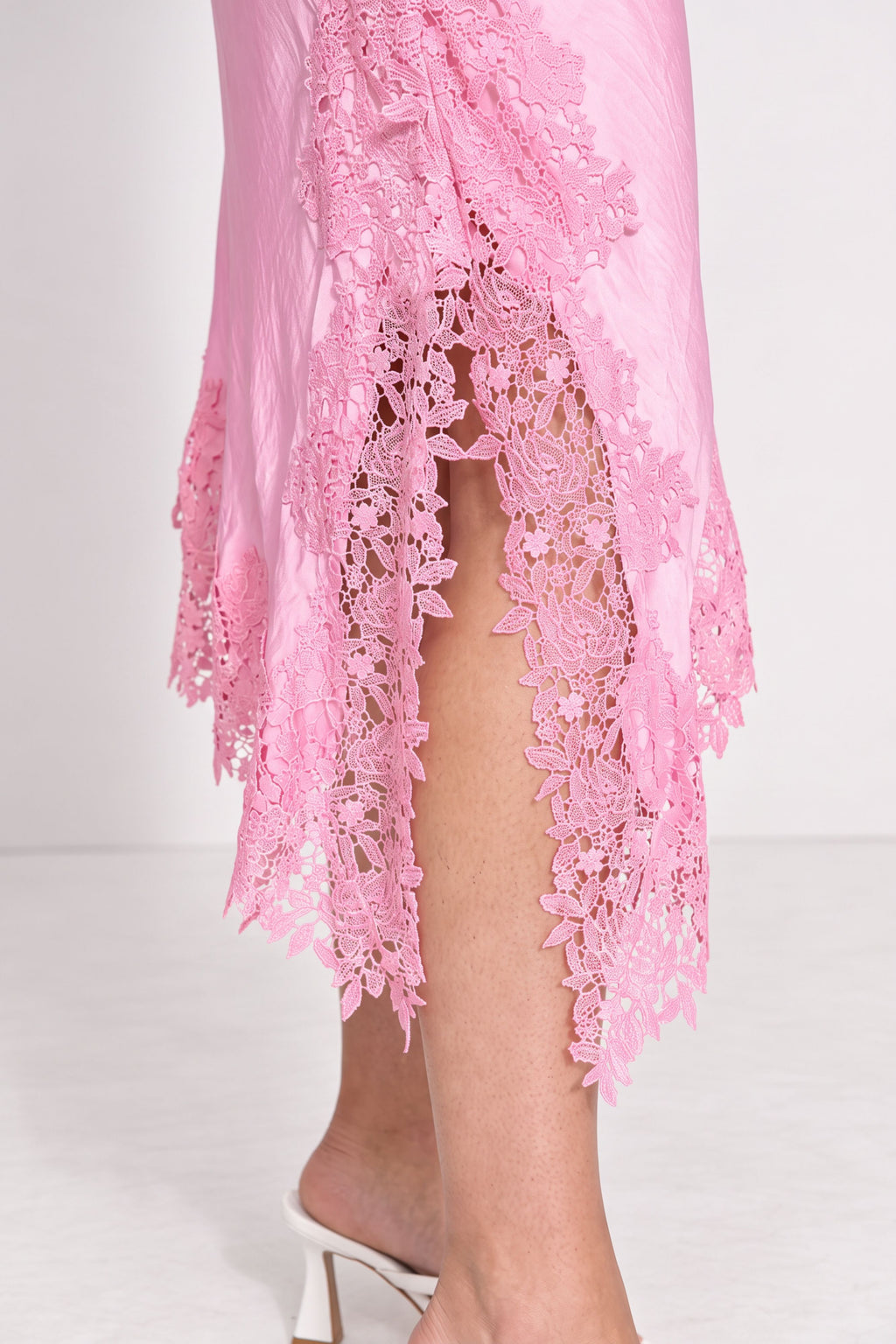 Pink Glow Madrid Bias Skirt