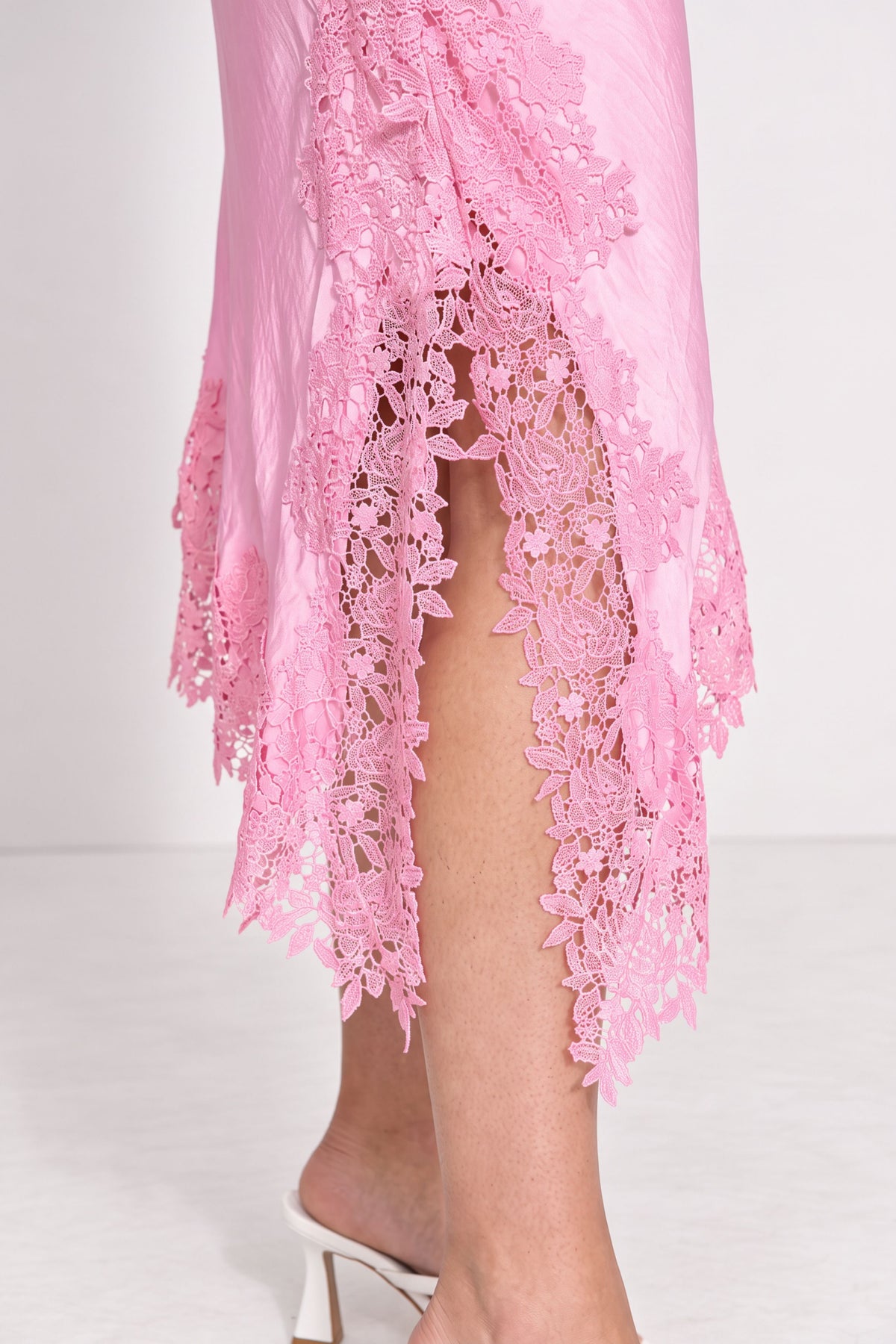 Pink Glow Madrid Bias Skirt