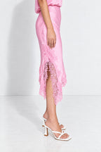 Pink Glow Madrid Bias Skirt