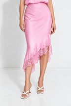 Pink Glow Madrid Bias Skirt