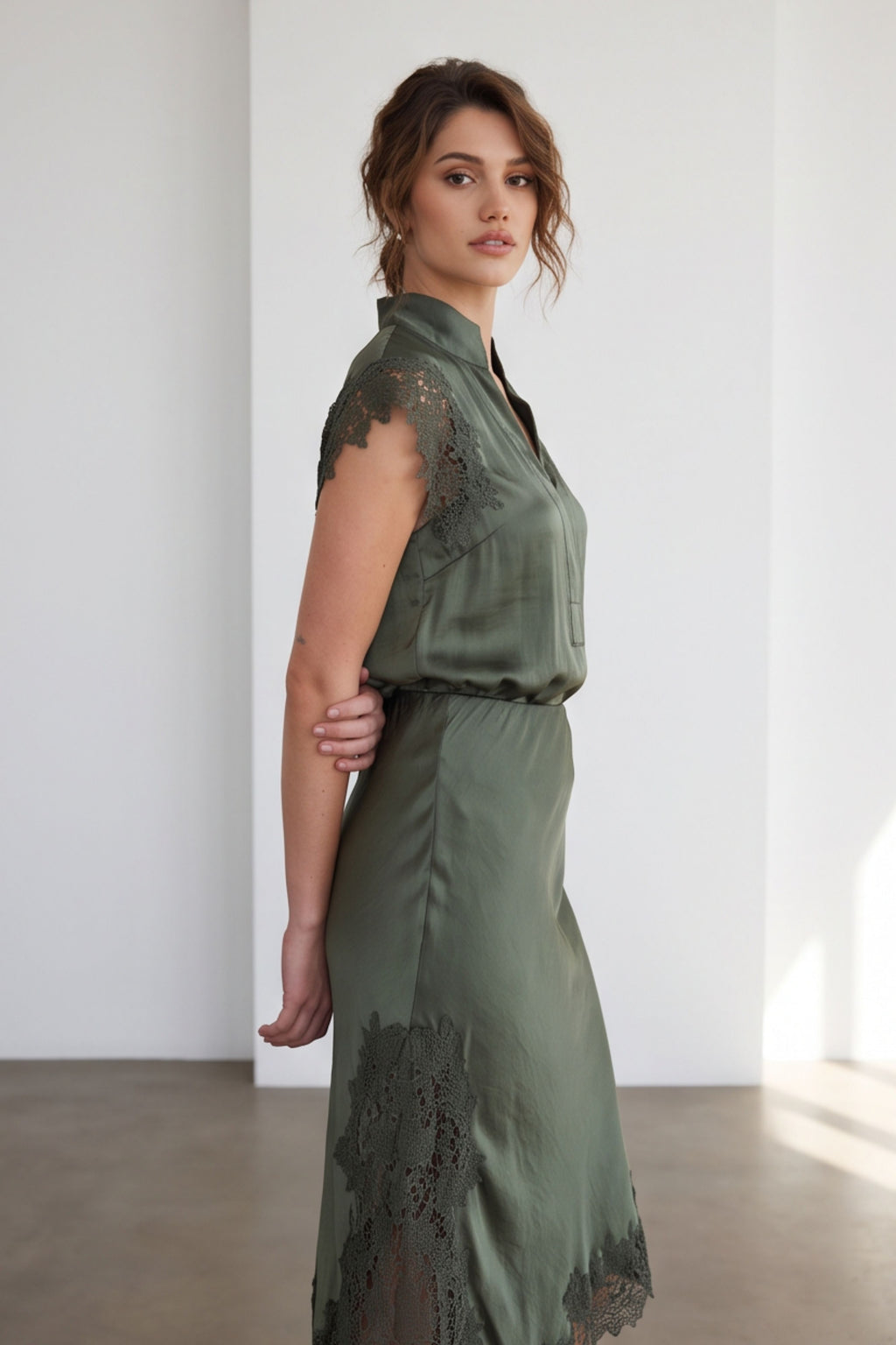 Khaki Glow Madrid Blogger Shirt