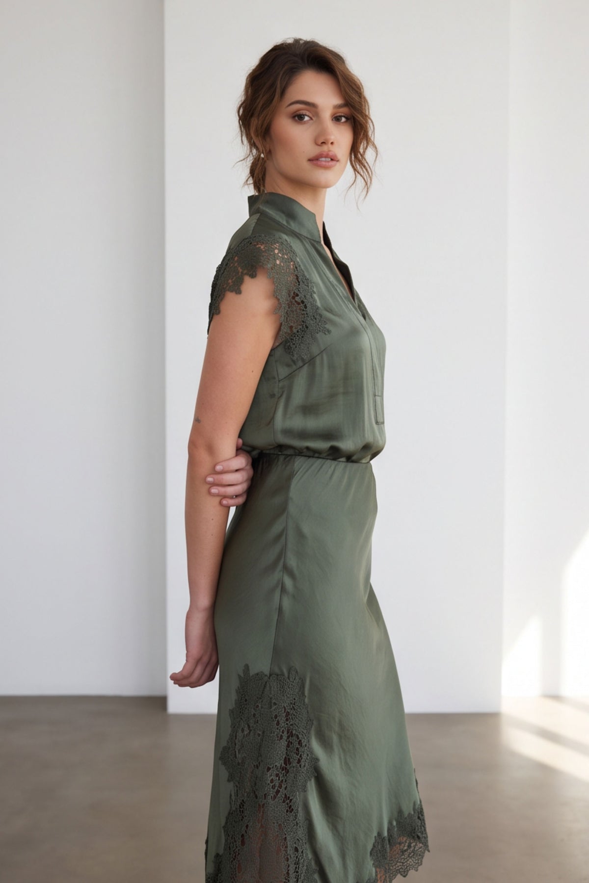 Khaki Glow Madrid Blogger Shirt