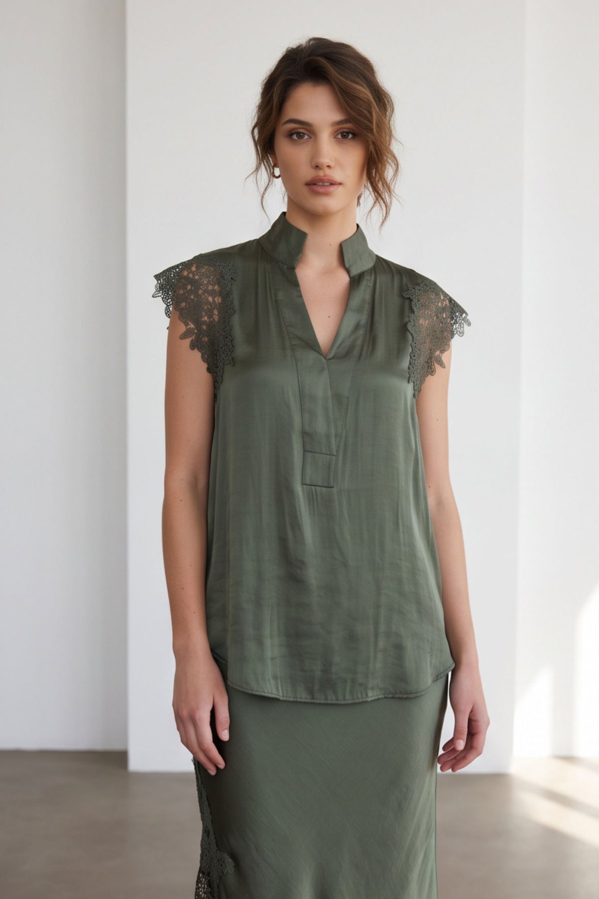 Khaki Glow Madrid Blogger Shirt