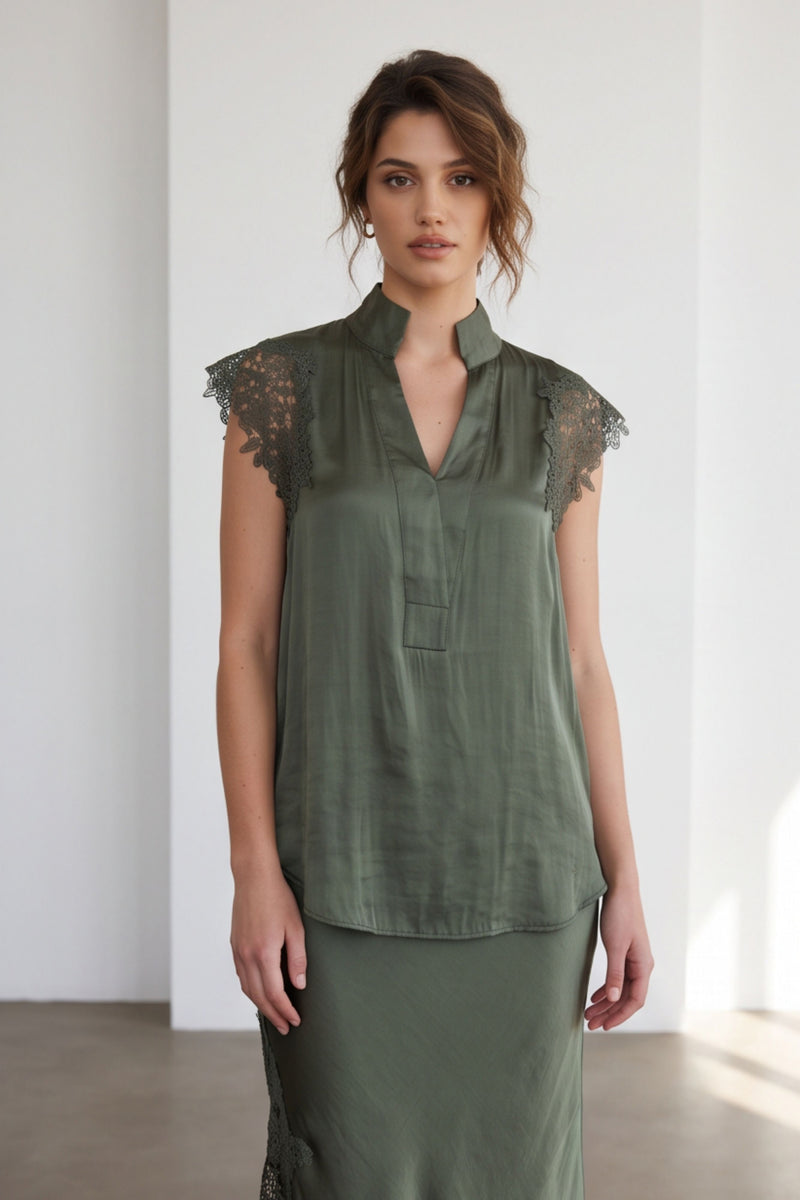 Khaki Glow Madrid Blogger Shirt