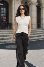 White Tencel Madonna Top