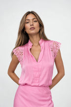 Pink Glow Madrid Blogger Shirt