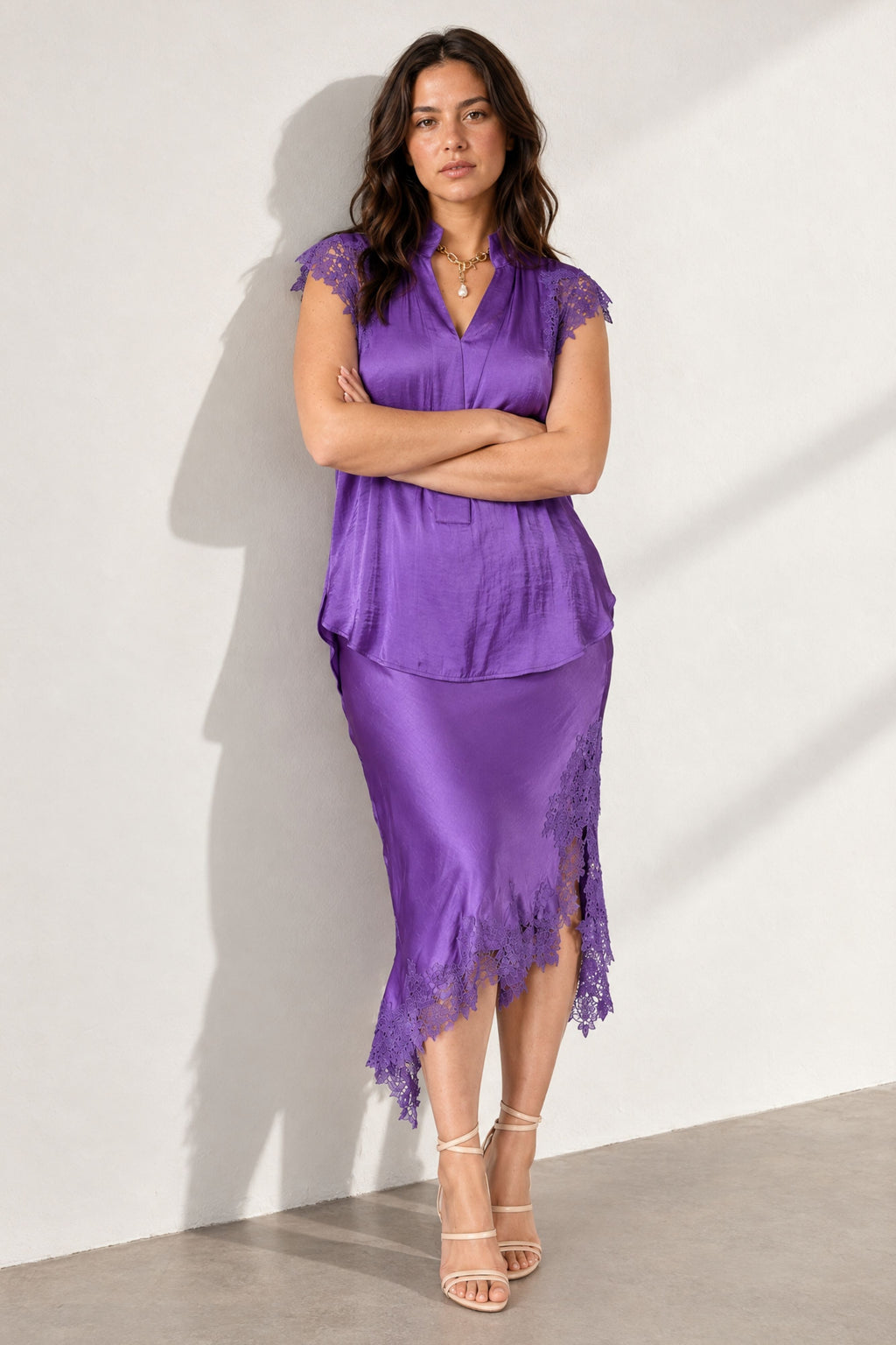 Purple Glow Madrid Blogger Shirt