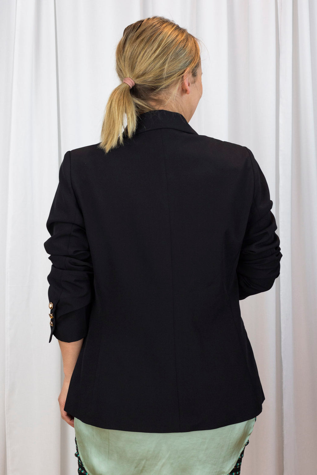 Black Military Blazer - Final Sale