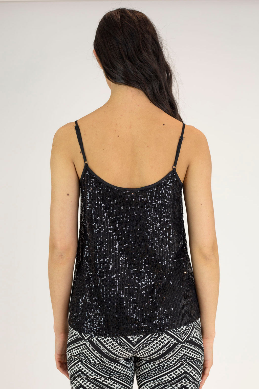 Black Sequin Cami - Sale