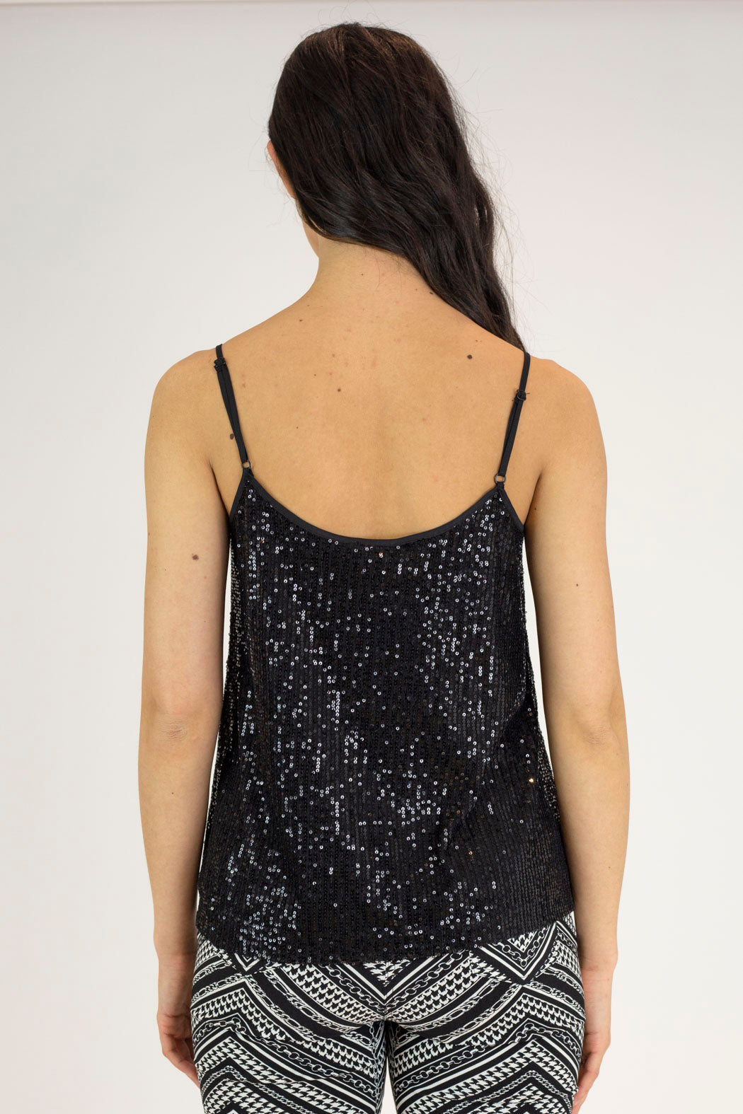 Black Sequin Cami - Sale