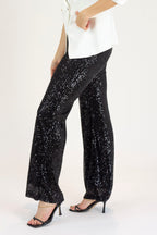 Black Sequin Flare - Final Sale
