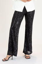 Black Sequin Flare - Final Sale