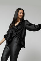 Black Victoria Blouse