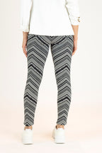 Black And White Bengaline Jean - Final Sale