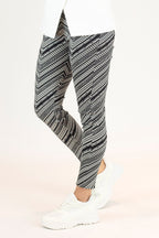 Black And White Bengaline Jean - Final Sale