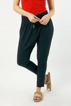 Black Bamboo Slouch Pants - FINAL SALE