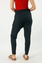 Black Bamboo Slouch Pants - FINAL SALE
