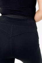 Black Ponte Bike Shorts - FINAL SALE