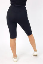 Black Ponte Bike Shorts - FINAL SALE