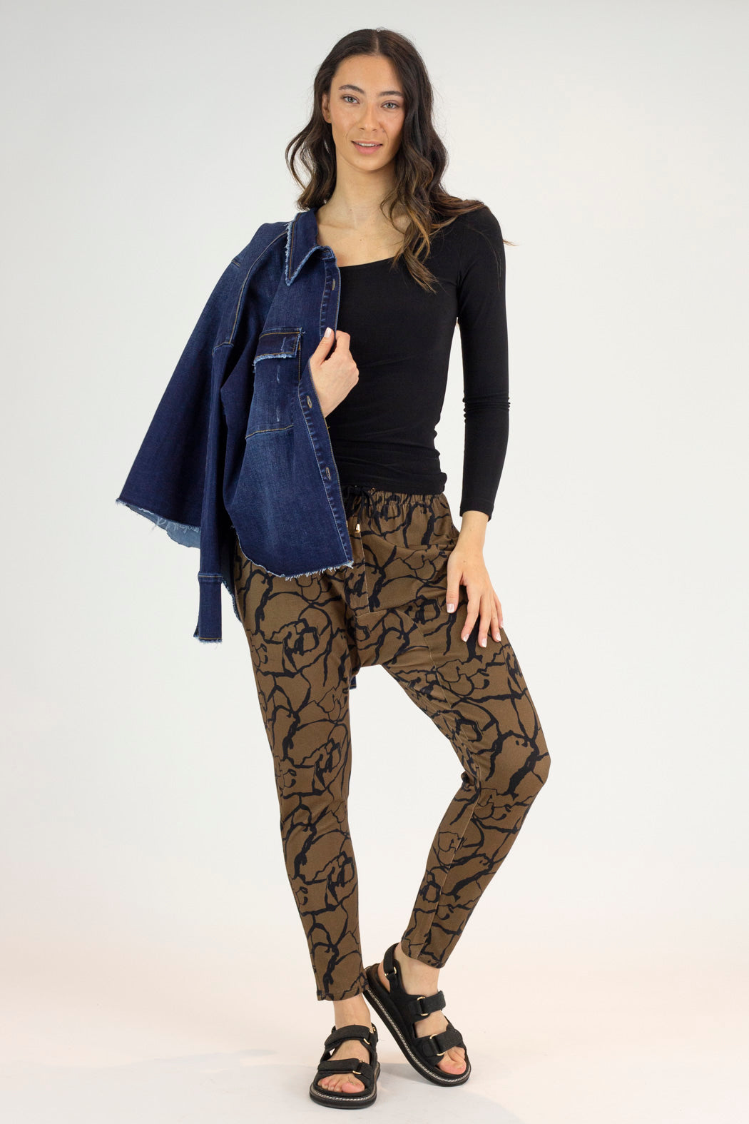 Black Superior Jersey Top - SALE