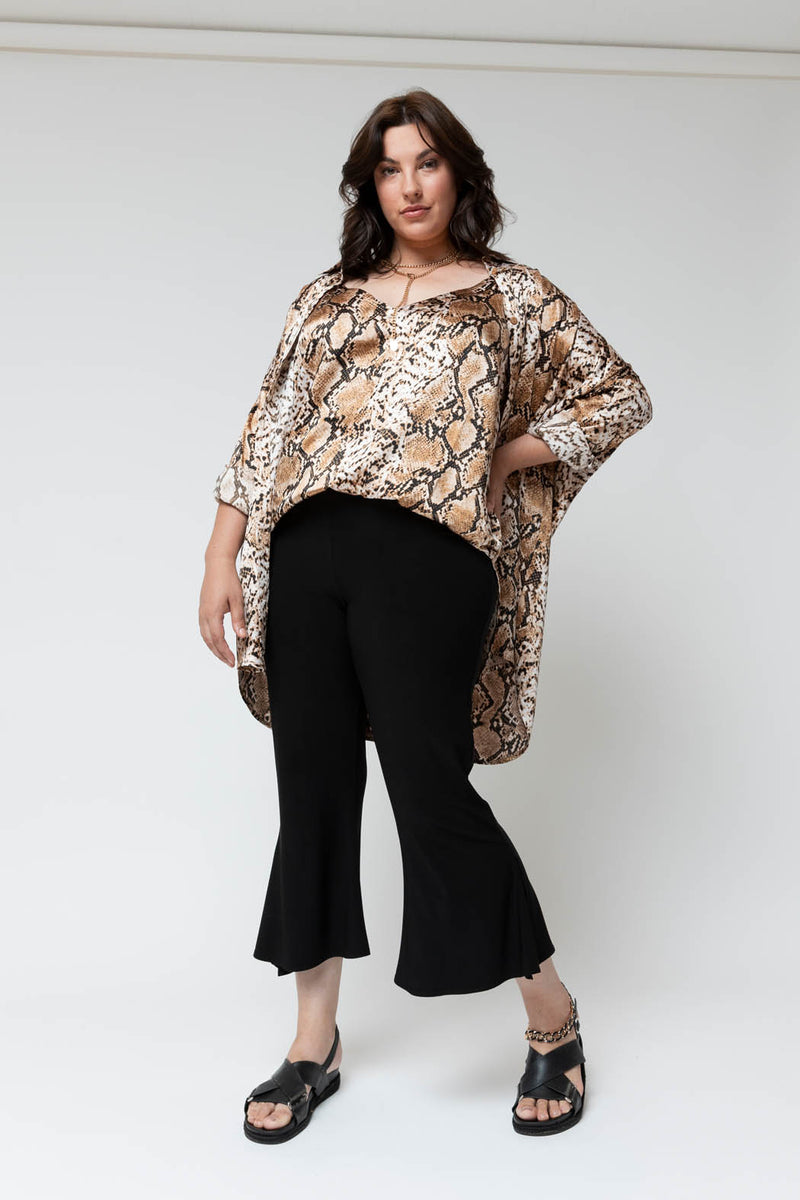 Tan Snake Silky Essential Cami - Final Sale