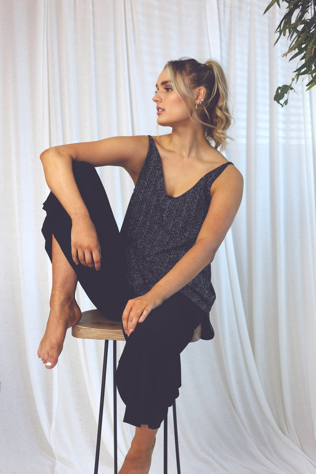 Silver Glam Cami - SALE