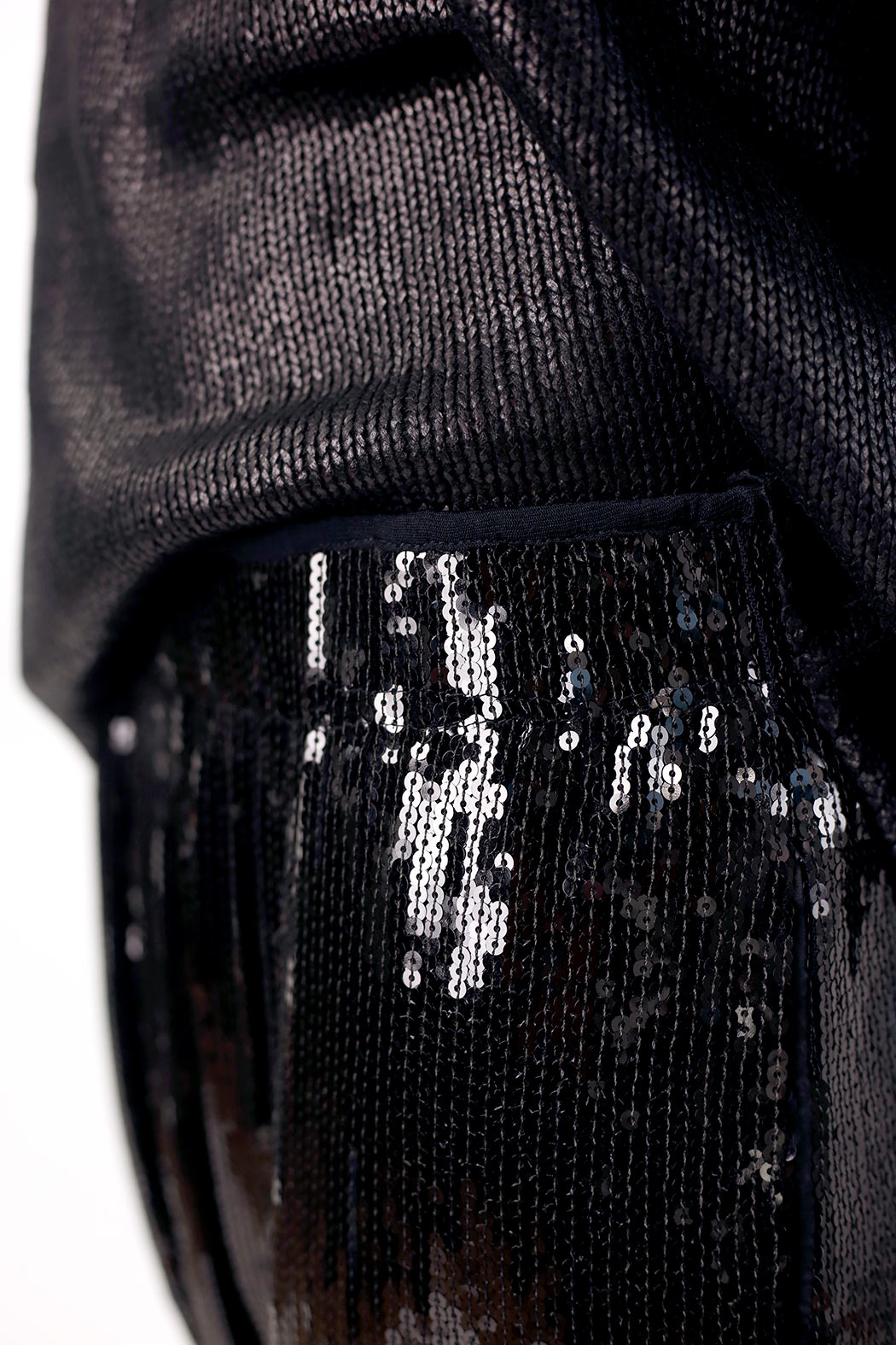 Black Sequin Droppie