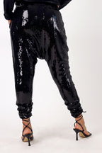 Black Sequin Droppie