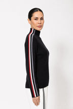 Black Funnel Knit