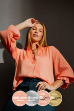 Peach Femme Blogger Shirt