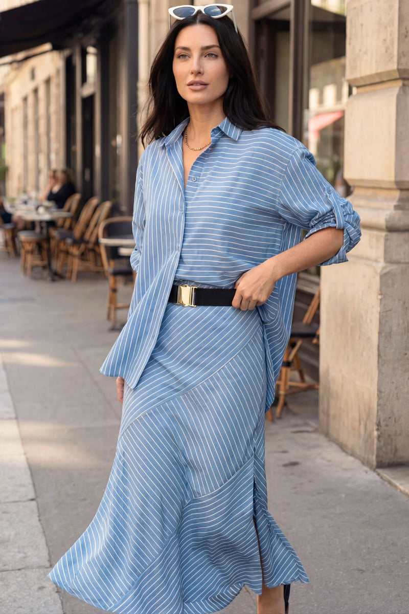 Stripe Soft Denim Shirt