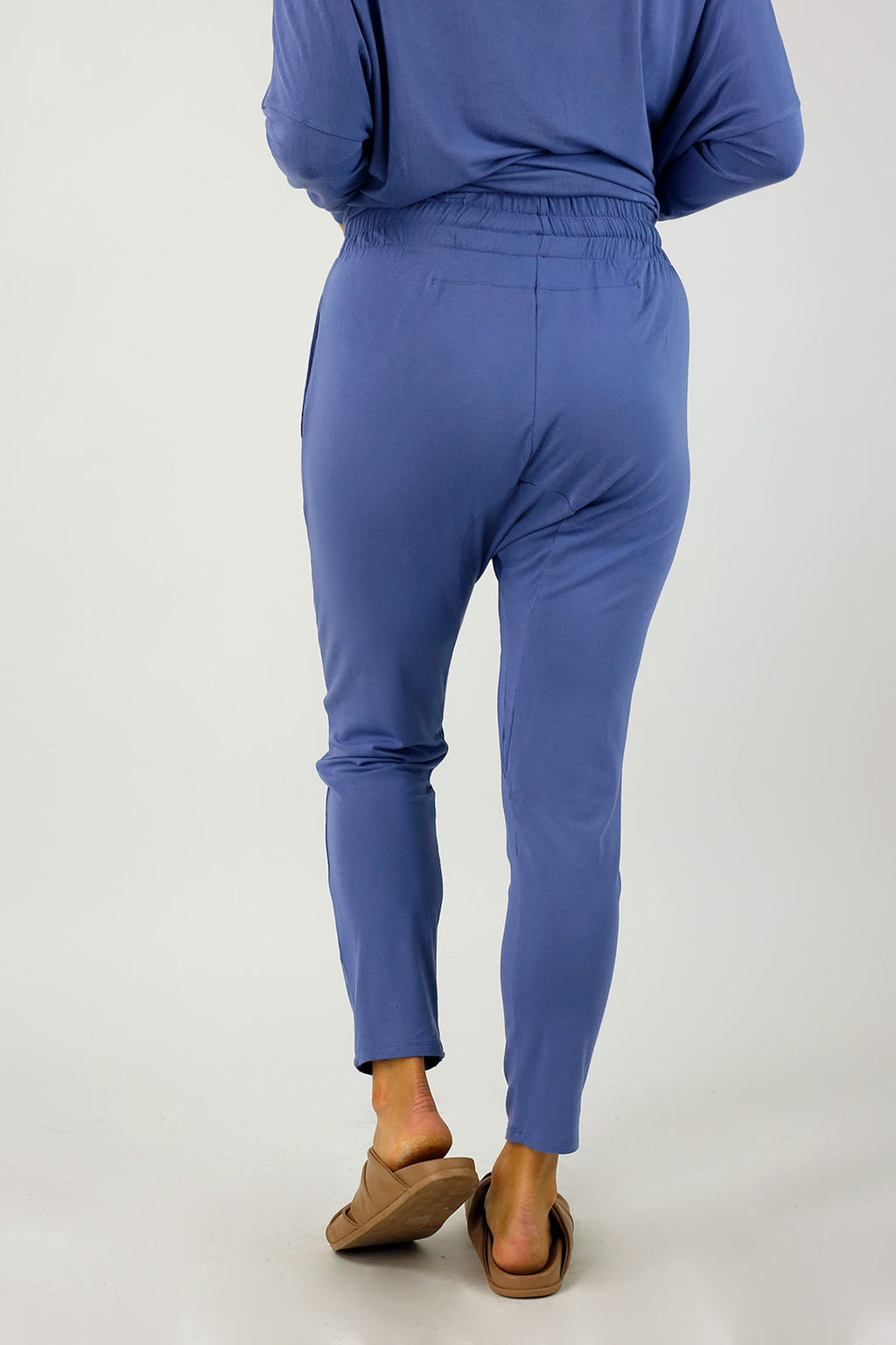 Deep Periwinkle Bamboo Slouch Pants