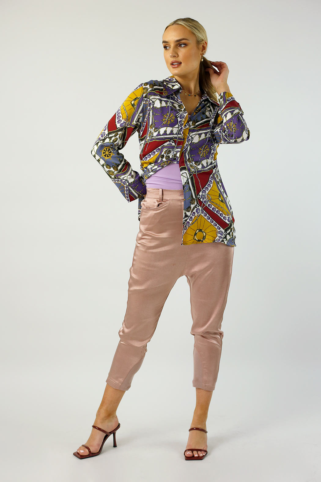 Pink Satin Droppie - Nt